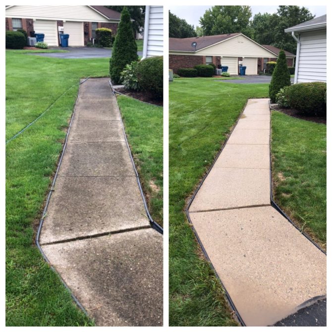 Pressure Washing project in Grand Haven